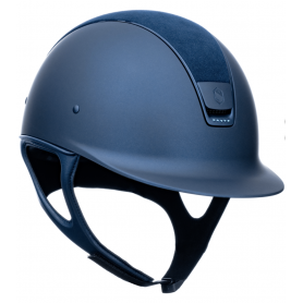Samshield Helm Shadowmatt Blue mit 5 Swarovskisteinen - Limited Edition 2021