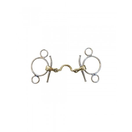 Jump'in Gebiss French Mouth 3-Ring with High Port
